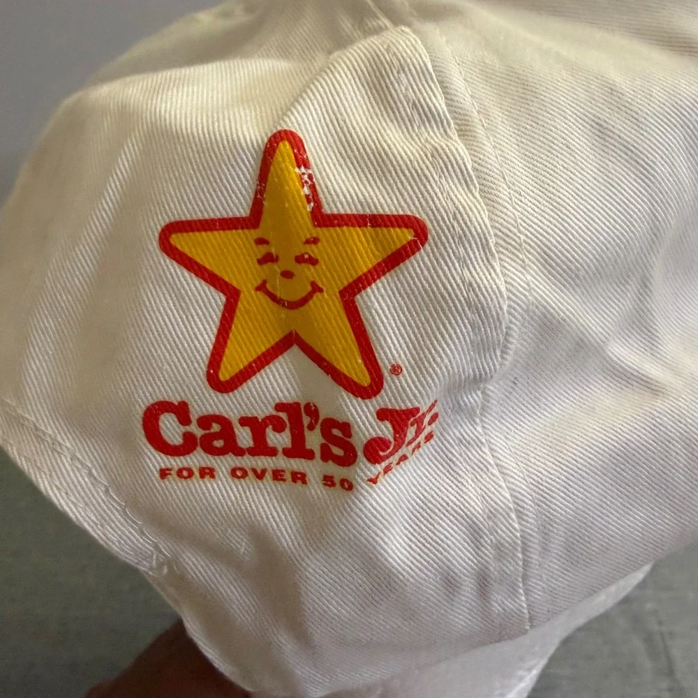 Vintage‎ Sacramento Gold Miners Hat Mens OSFA White Black CFL Carl's Jr Snapback